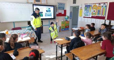 Tavşanlı’da öğrencilere trafik eğitimi