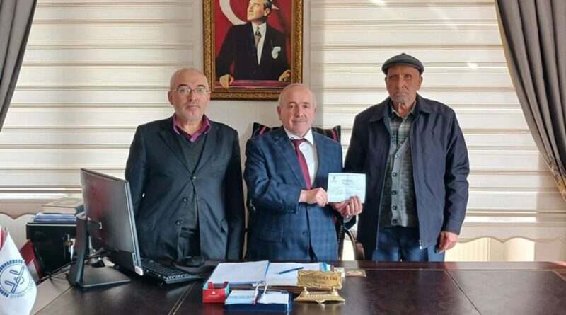 Yatağanlı hayırseverden Filistin’e bağış