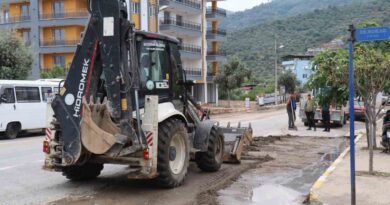 Bozdoğan’da yağışın izleri siliniyor