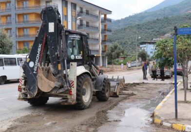 Bozdoğan’da yağışın izleri siliniyor