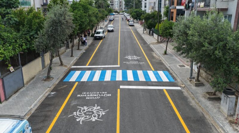 Büyükşehir, Fidanlık Caddesi’ni yeniledi