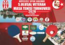Köyceğiz’de 5. Ulusal Veteran Masa Tenisi Turnuvası düzenlendi