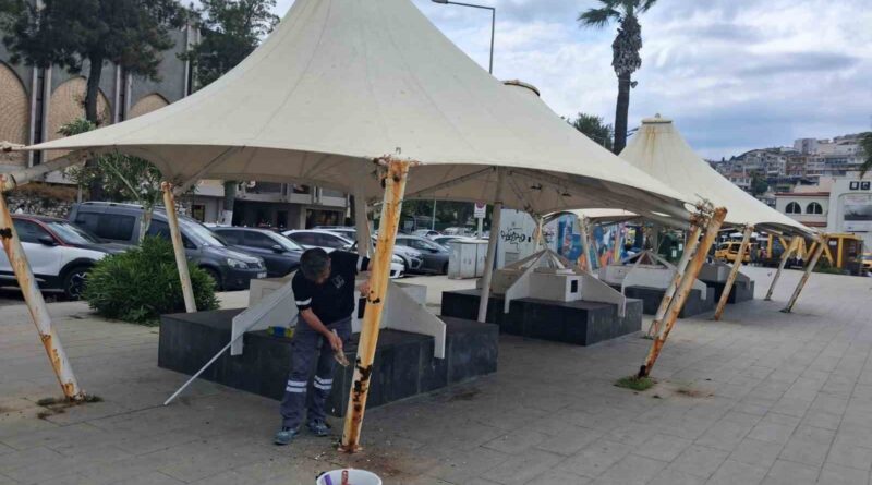 Kuşadası’nda bakım ve onarım çalışmaları hız kesmiyor
