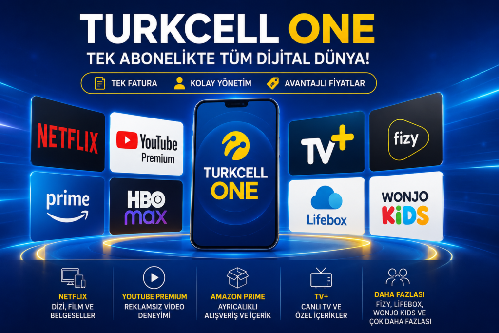 Turkcell One Duyuruldu Netflix, YouTube Premium ve HBO Max Tek Pakette Buluştu