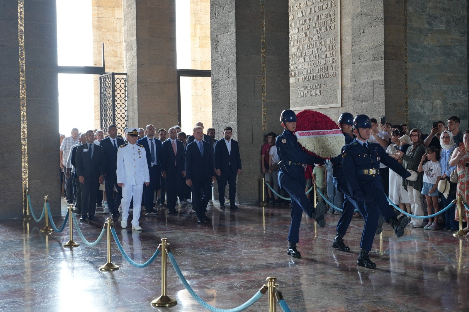 ÖDEME KAYDEDİCİLER ATA'NIN HUZURUNA ÇIKTI