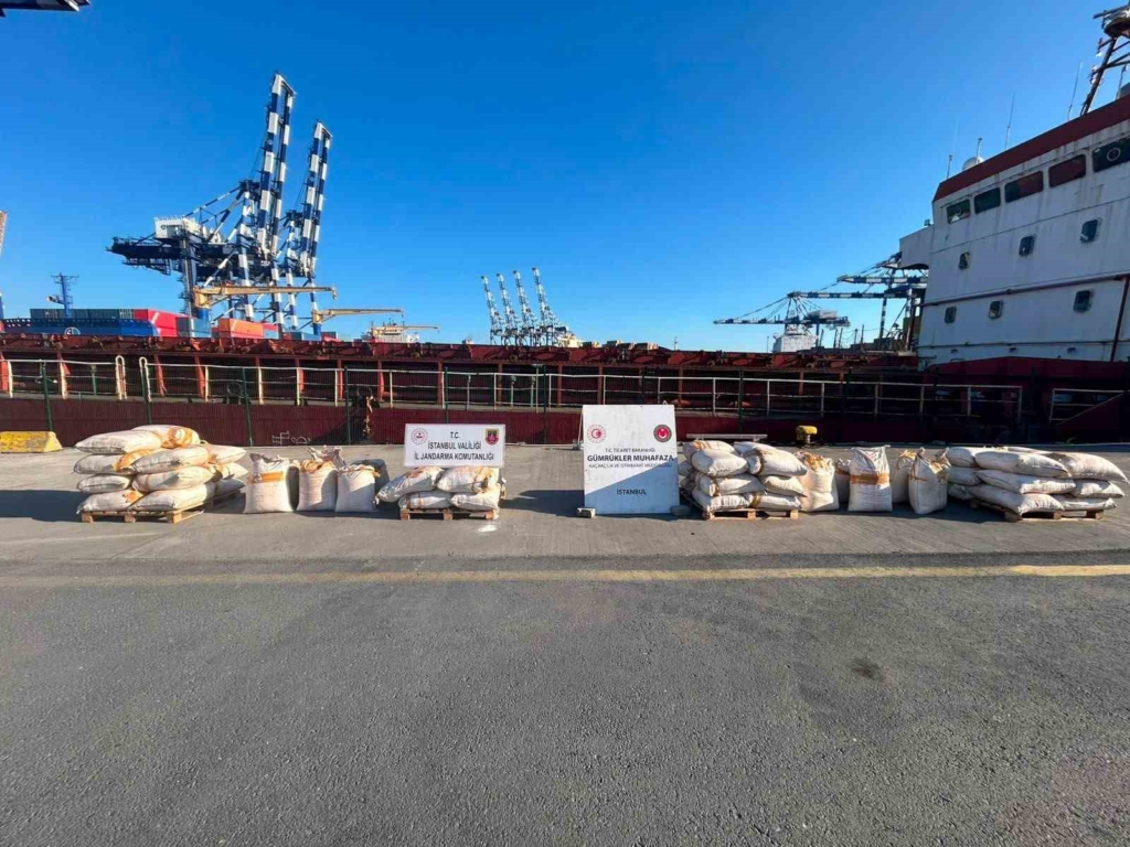 Ambarlı Limanı'nda 3 ton uyuşturucu madde ele geçirildi