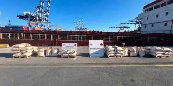 Ambarlı Limanı'nda 3 ton uyuşturucu madde ele geçirildi