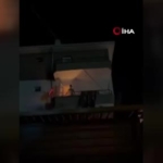 Ankara'da bir kişi evini ateşe verdi