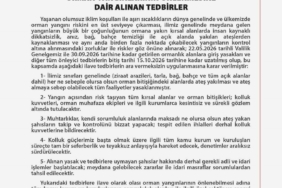 Ankara'da orman yangınlarına karşı önlemler 15 Ekim'e kadar uzatıldı