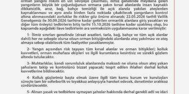 Ankara'da orman yangınlarına karşı önlemler 15 Ekim'e kadar uzatıldı