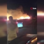 Antalya'da çıkan yangın sera ve mezarlığa sıçradı