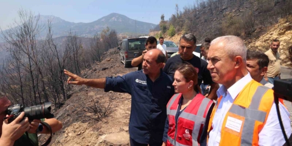 Antalya'daki orman yangınlarına müdahale devam ediyor
