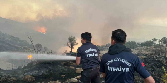 Aydın İtfaiyesi, bir haftada 446 yangına müdahale etti