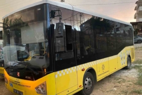 Aydın'da orman yangını nedeniyle halk otobüsleri hazır bekletiliyor