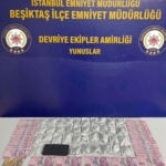 Beşiktaş'ta çamaşır makinesinde 200 gram esrar bulundu