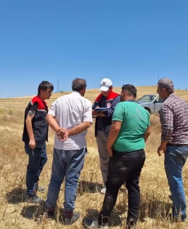 BURDUR'DA BİÇERDÖVERLER DENETLENİYOR