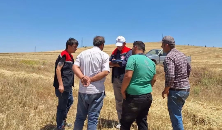 BURDUR'DA BİÇERDÖVERLER DENETLENİYOR