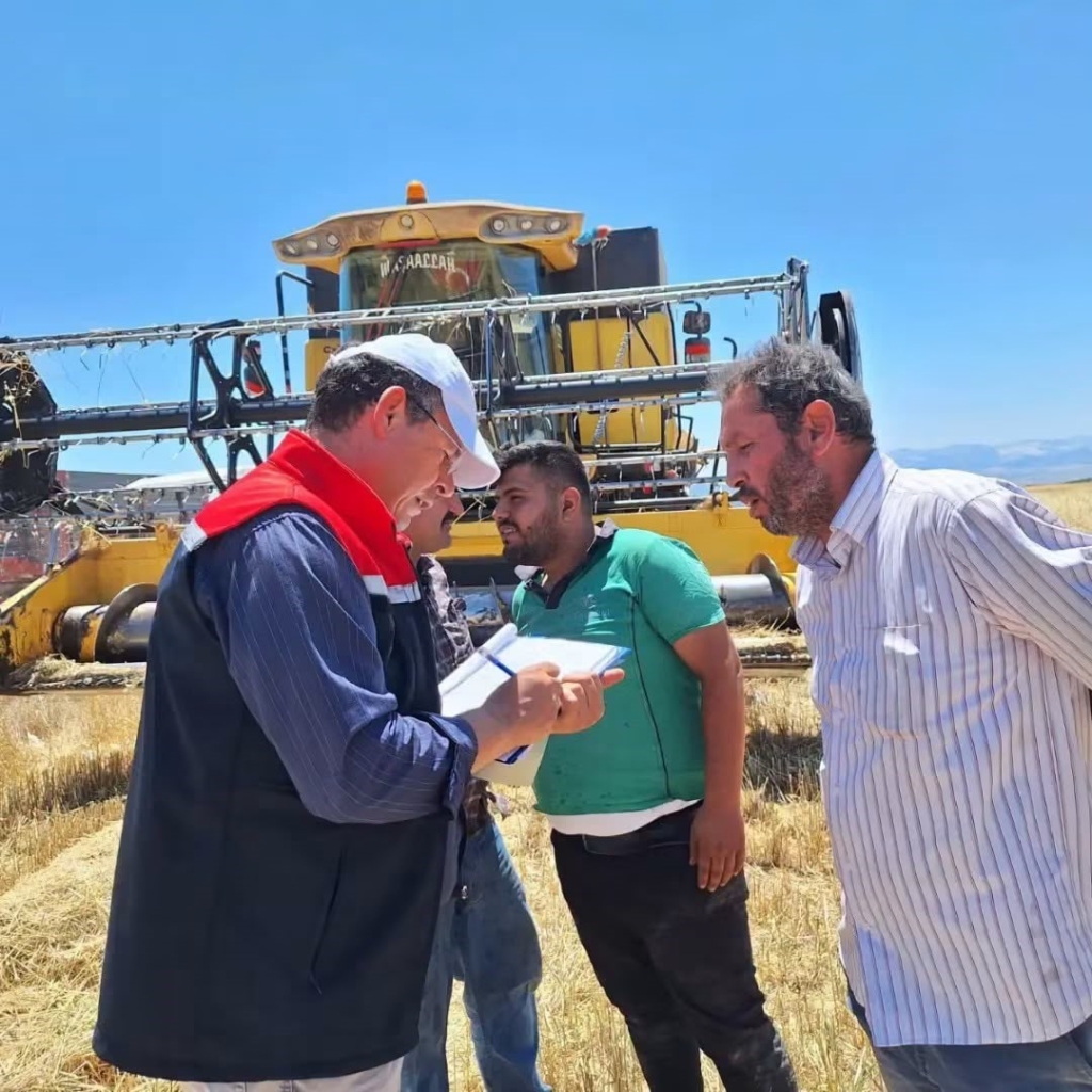 BURDUR'DA BİÇERDÖVERLER DENETLENİYOR
