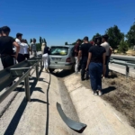 Burdur'da otomobil refüje çıktı, 6 kişi yaralandı