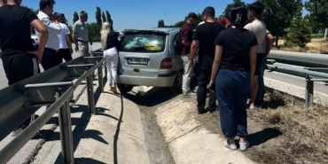 Burdur'da otomobil refüje çıktı, 6 kişi yaralandı