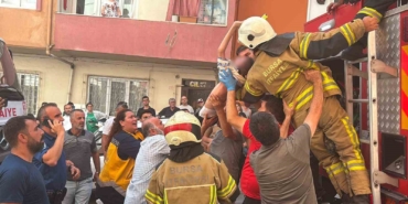 Bursa'da engelli çocuk itfaiye ekiplerince kurtarıldı