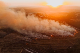 Çanakkale Biga'da Tarım Arazisinde Yangın Kontrol Altına Alındı