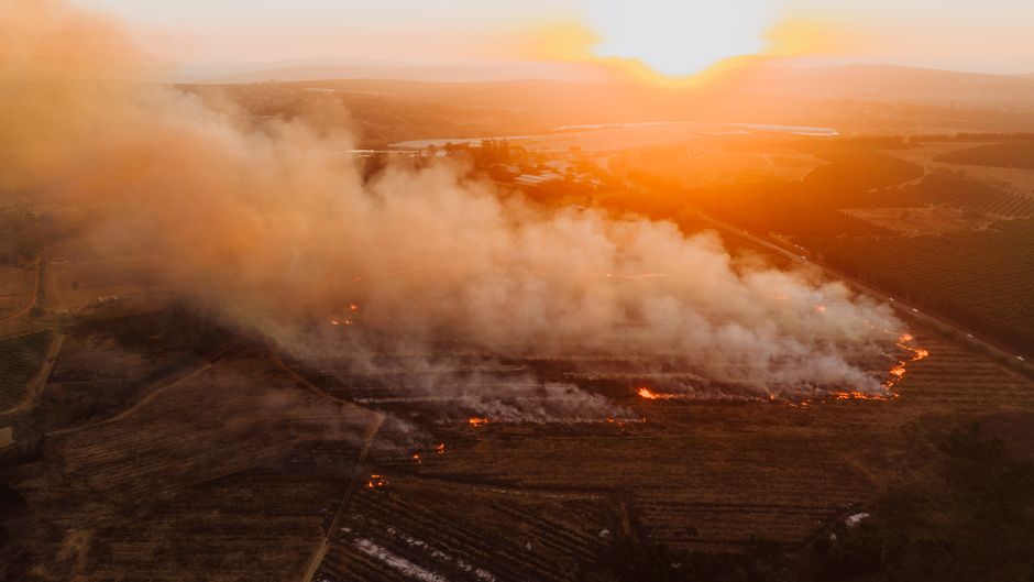 Çanakkale Biga'da Tarım Arazisinde Yangın Kontrol Altına Alındı