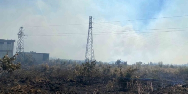 Çanakkale Biga'da tarım arazisinde yangın çıktı