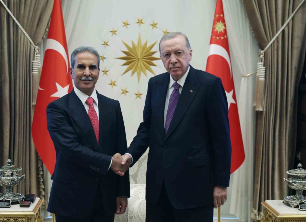 Cumhurbaşkanı Erdoğan, Irak Yüksek Yargı Konseyi Başkanı Zeydan'ı ağırladı
