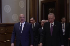 Cumhurbaşkanı Erdoğan, Lübnan Cumhurbaşkanı Avn ile bir araya geldi