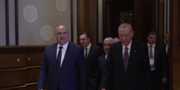 Cumhurbaşkanı Erdoğan, Lübnan Cumhurbaşkanı Avn ile bir araya geldi