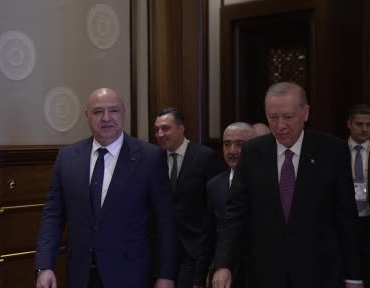 Cumhurbaşkanı Erdoğan, Lübnan Cumhurbaşkanı Avn ile bir araya geldi