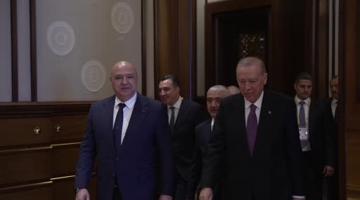 Cumhurbaşkanı Erdoğan, Lübnan Cumhurbaşkanı Avn ile bir araya geldi