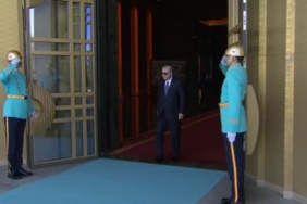 Cumhurbaşkanı Erdoğan, Lübnan Cumhurbaşkanı Avn'i karşıladı