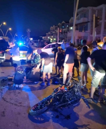 DATÇA’DA TRAFİK KAZASI: 1 YARALI