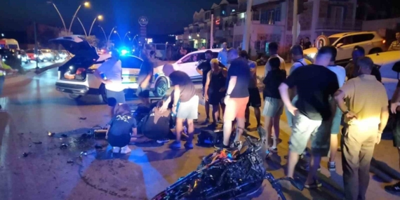 DATÇA’DA TRAFİK KAZASI: 1 YARALI