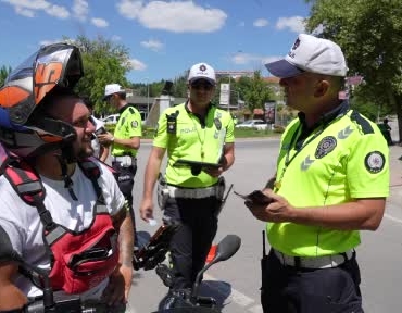 Edirne'de motosiklet kazalarını önlemek için güvenli sürüş eğitimi