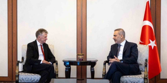 Hakan Fidan, Birleşik Krallık Ulusal Güvenlik Danışmanı'nı ağırladı