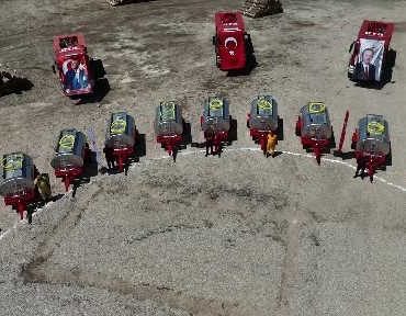 Karabük'te orman yangınlarıyla mücadele için 164 su tankeri dağıtıldı