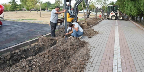 Karacabey'de Parklara Güvenlik Kamerası Kurulumu Başladı