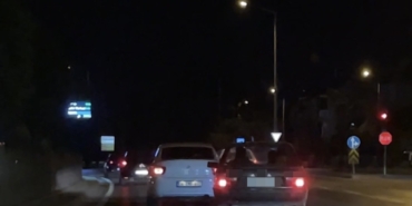 Konya'da makas atan sürücü trafiği tehlikeye attı