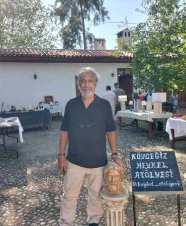 Köyceğiz'de Tuncer Mankır'ın heykel sergisi açıldı