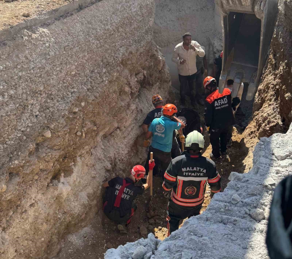 Malatya'da altyapı çalışmasında göçük: 2 işçi hayatını kaybetti