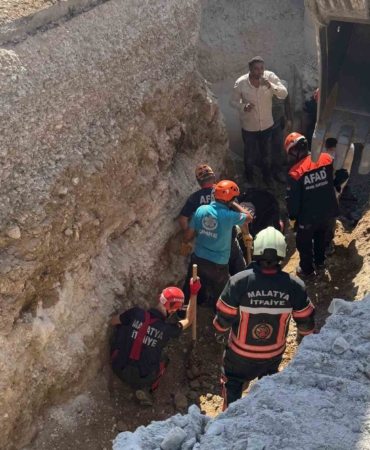 Malatya'da altyapı çalışmasında göçük: 2 işçi hayatını kaybetti