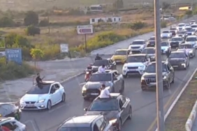 Mersin'de Düğün Konvoyunda Trafiği Aksatan 7 Sürücüye Ceza