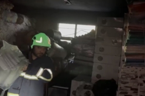 Osmaniye'de odunluk yangını kontrol altına alındı