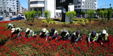 Samsun'da Kadınların Emeğiyle Parklar Güzelleşiyor