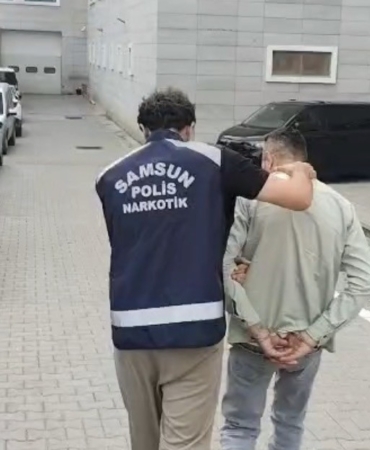 Samsun'da uyuşturucu ticaretinden hükümlü yakalandı