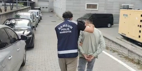 Samsun'da uyuşturucu ticaretinden hükümlü yakalandı