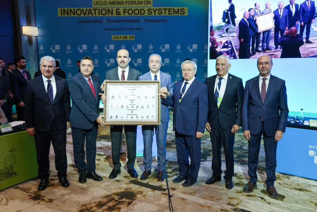 11 ÜLKEDEN 136 TEMSİLCİNİN KATILIMIYLA SELÇUKLU BELEDİYESİ, UCLG-MEWA YENİLİKÇİLİK VE GIDA SİSTEMLERİ FORUMUNA EV SAHİPLİĞİ YAPIYOR
